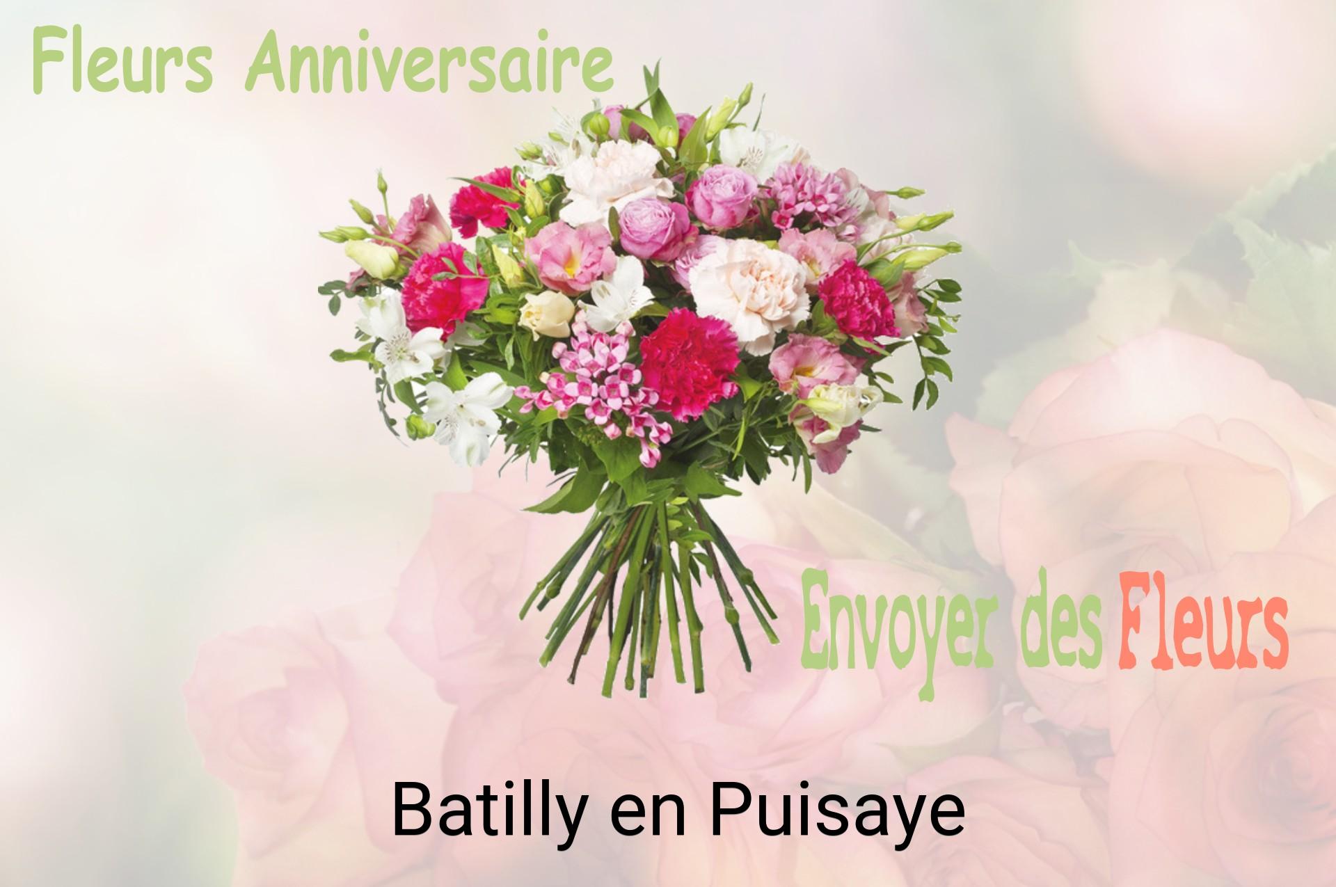 Bouquet de fleurs d’anniversaire livré à Batilly-en-Puisaye
