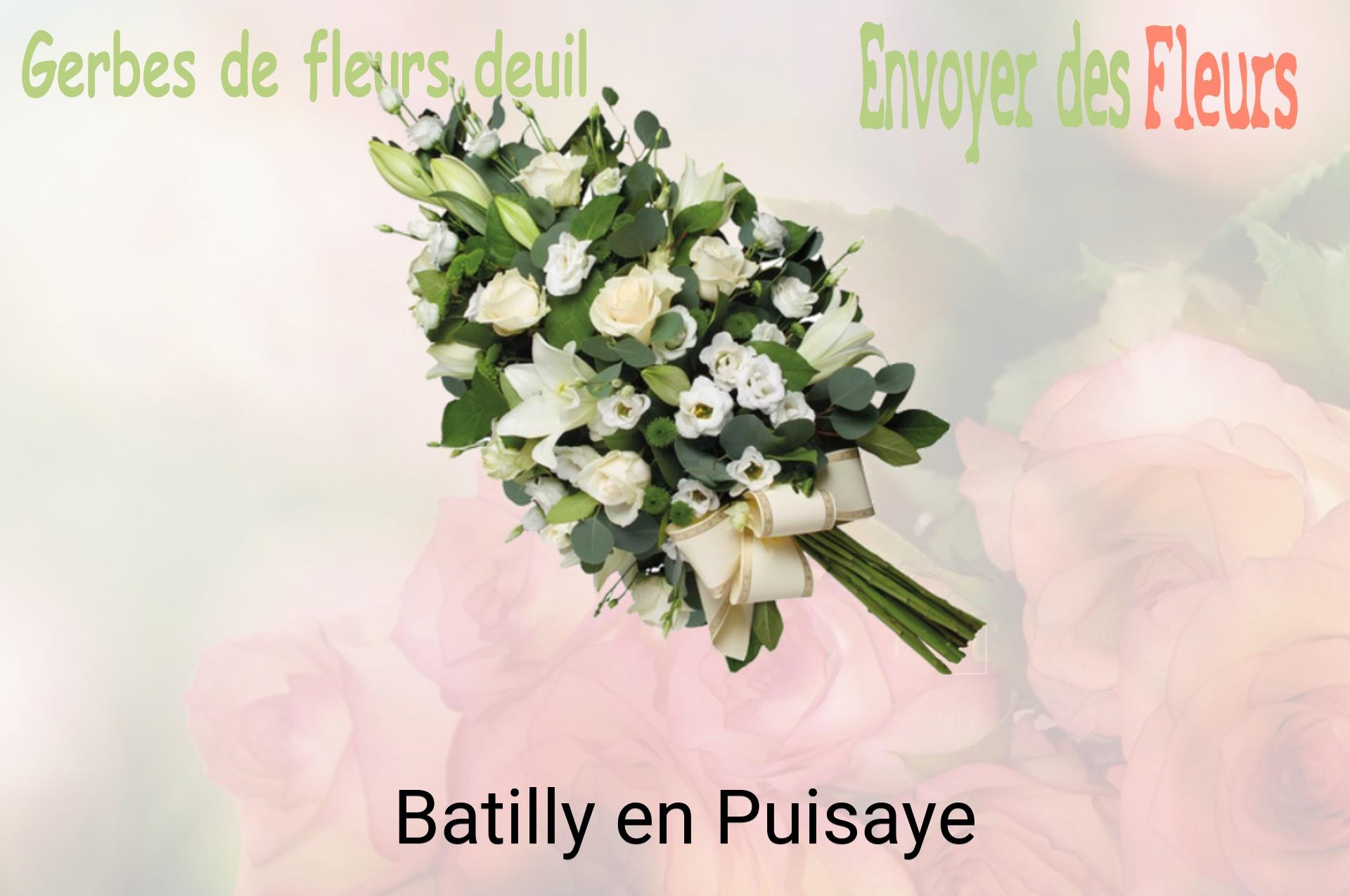 Gerbe de fleurs de deuil livrée à Batilly-en-Puisaye